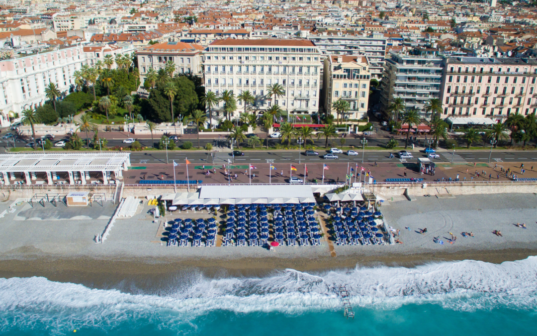 Sélection de plages privées à Nice par l’Hôtel West End