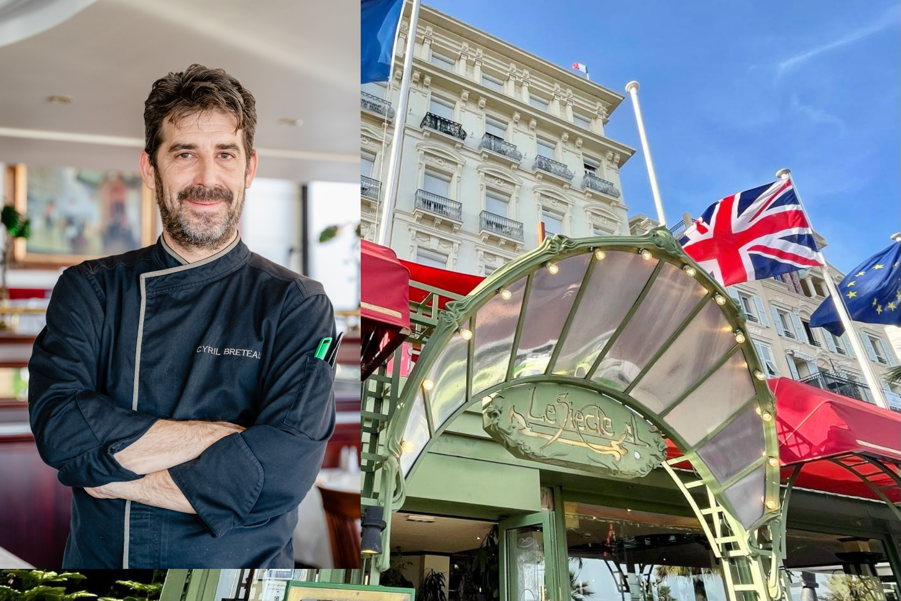 Chef Cyril Breteau - Restaurant Le Siècle - Hôtel West End Nice - Promenade des Anglais