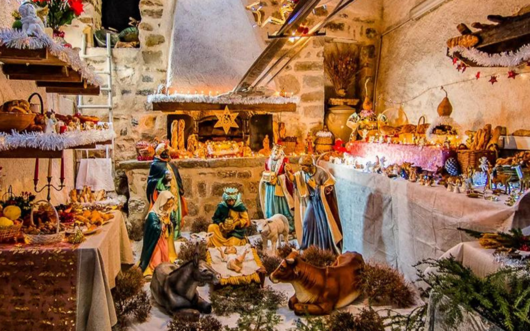 Christmas: Lucéram, the village of 450 cots